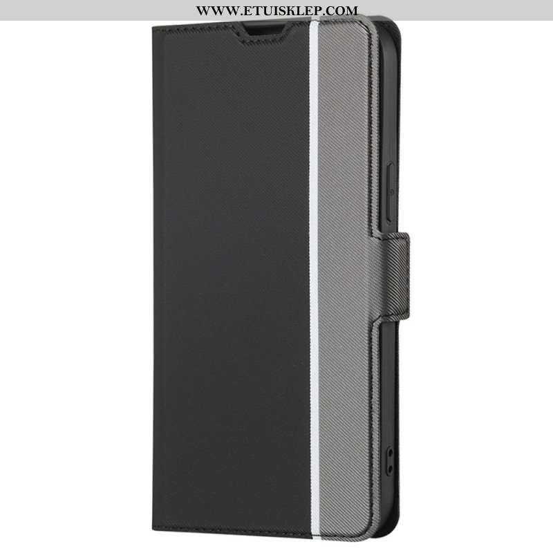 Etui Folio do Samsung Galaxy S23 Plus 5G Ultra Cienki Dwukolorowy
